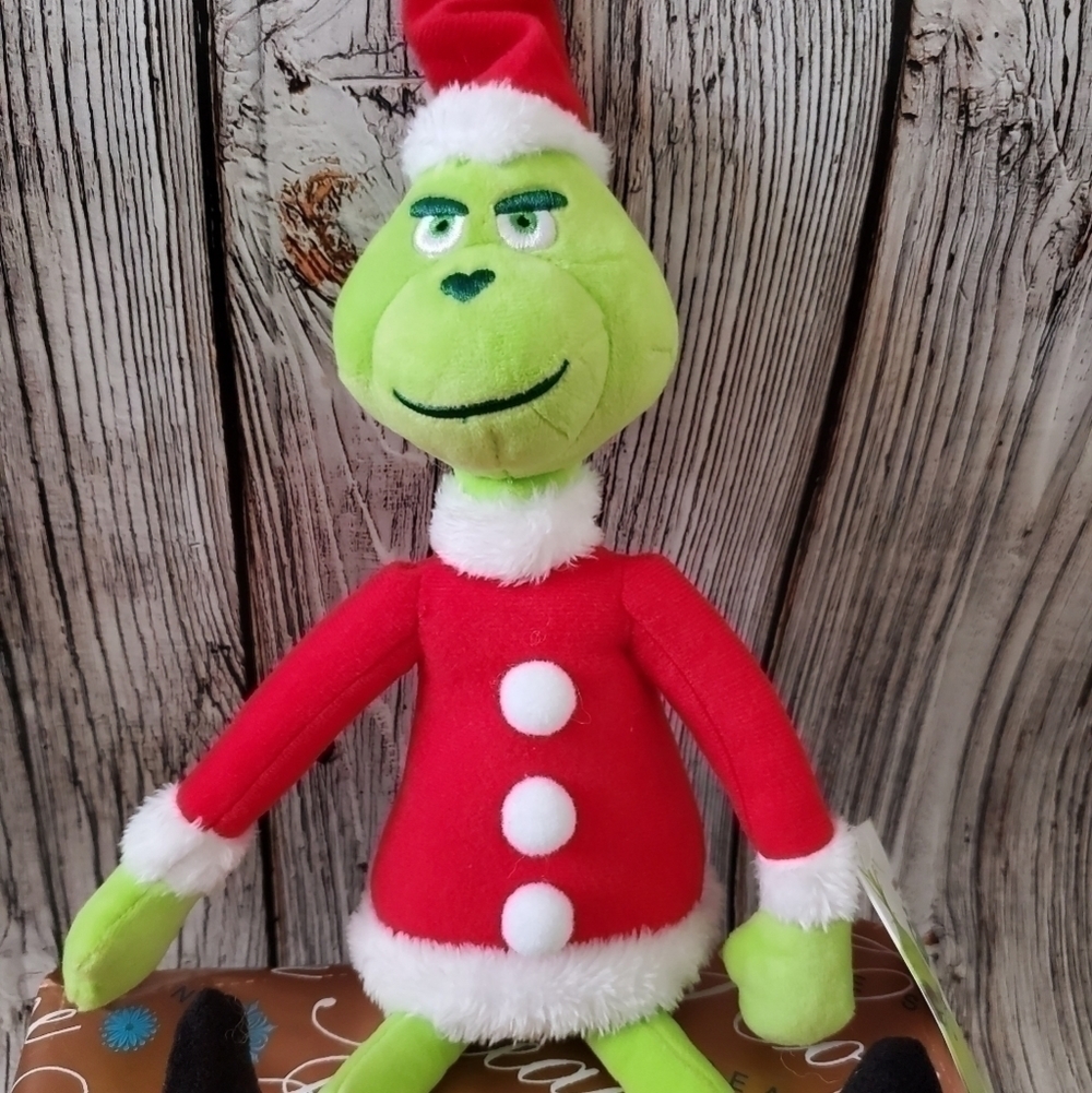 Grinch Plush Santa Grinch Plush Toy 12"